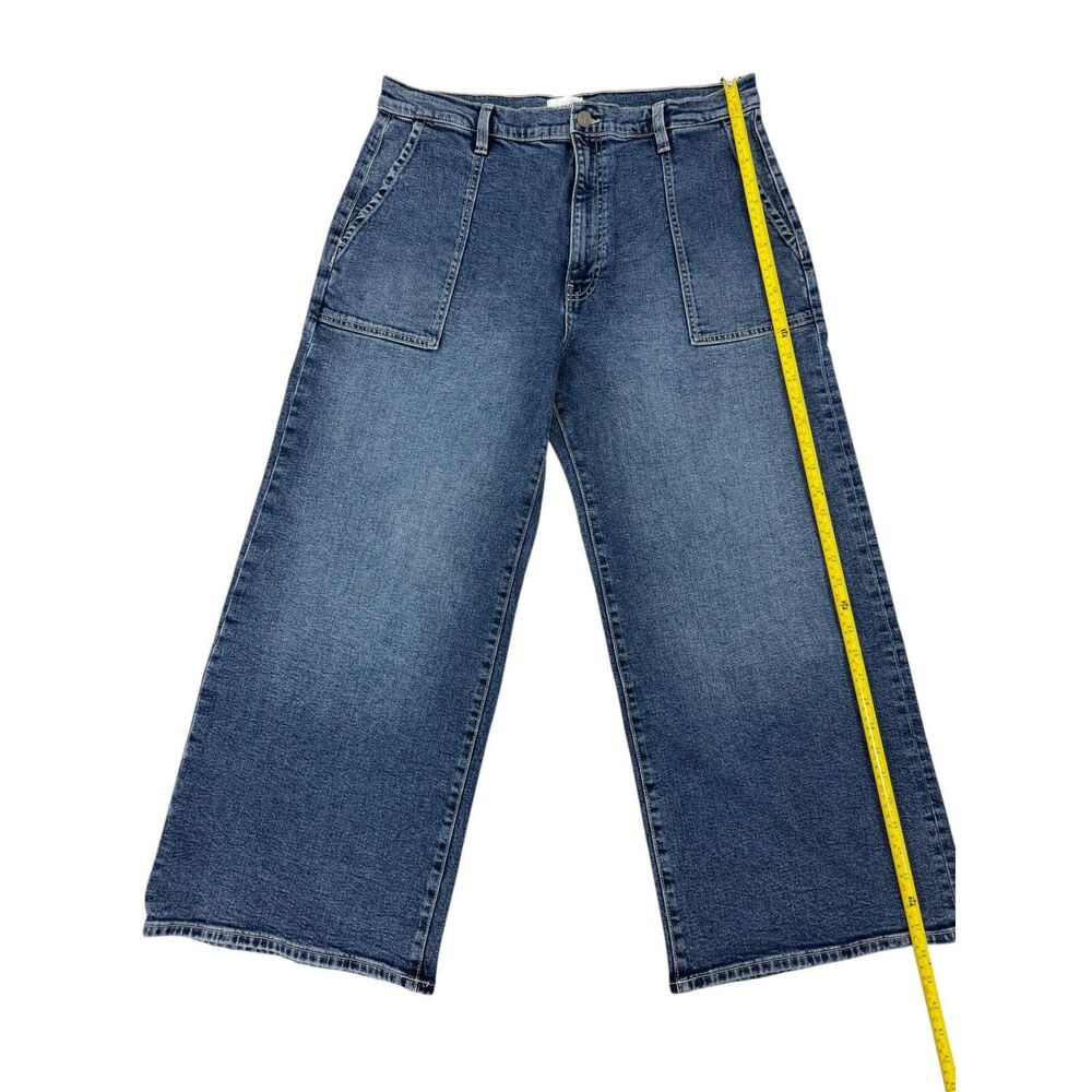 NWT Hudson Jeans Blue Wide Leg Denim Pants Size 31 - Picture 10 of 10